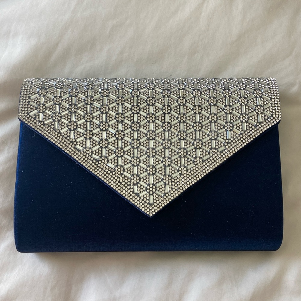 Navy Evening Bag - Jessica McClintock